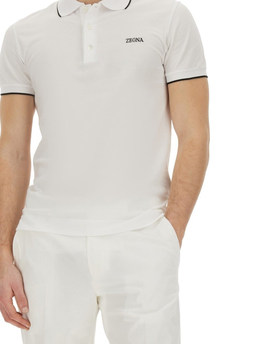 Zegna POLO WITH LOGO