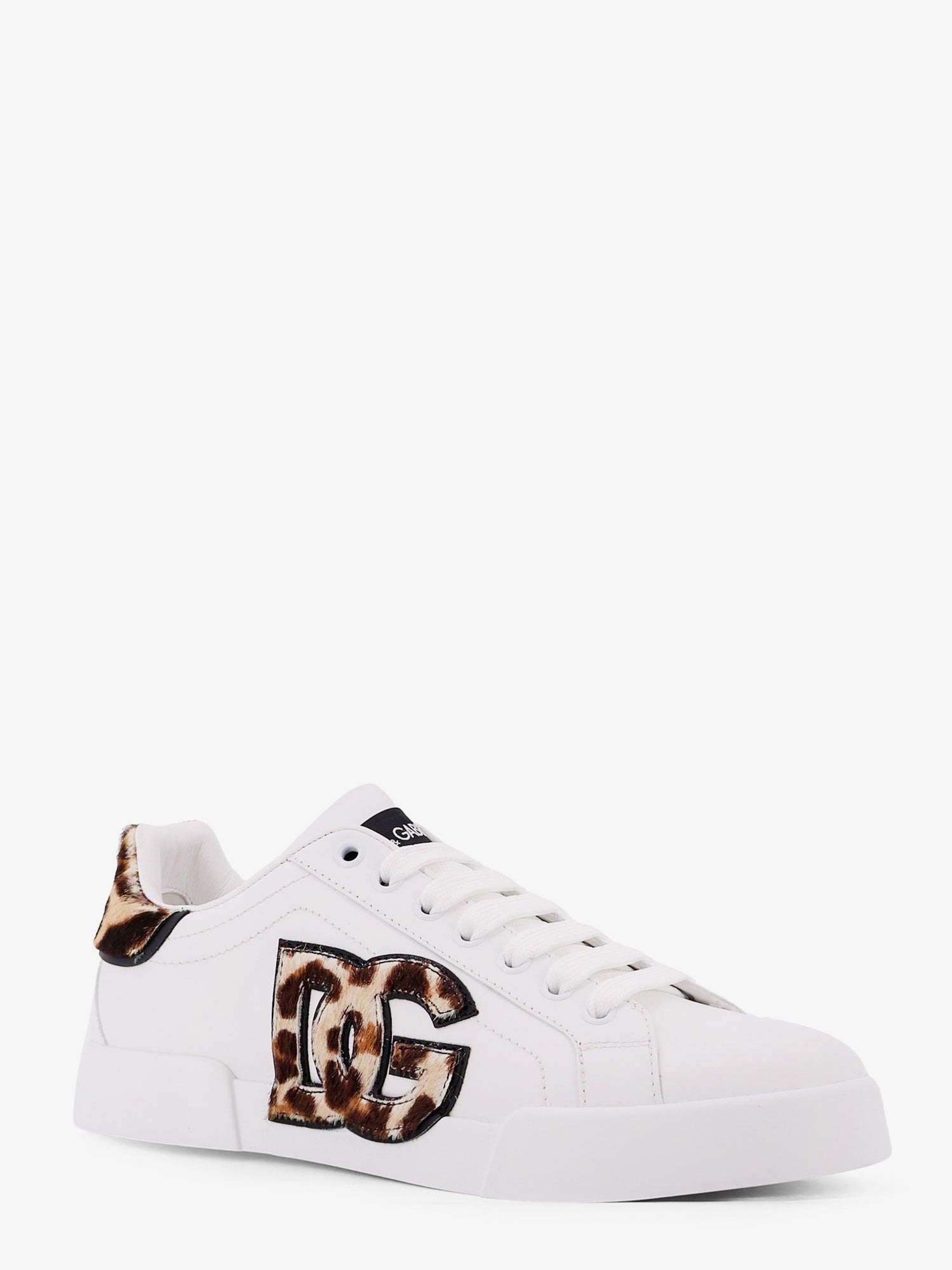 Dolce & Gabbana Portofino letaher light strobel sneakers