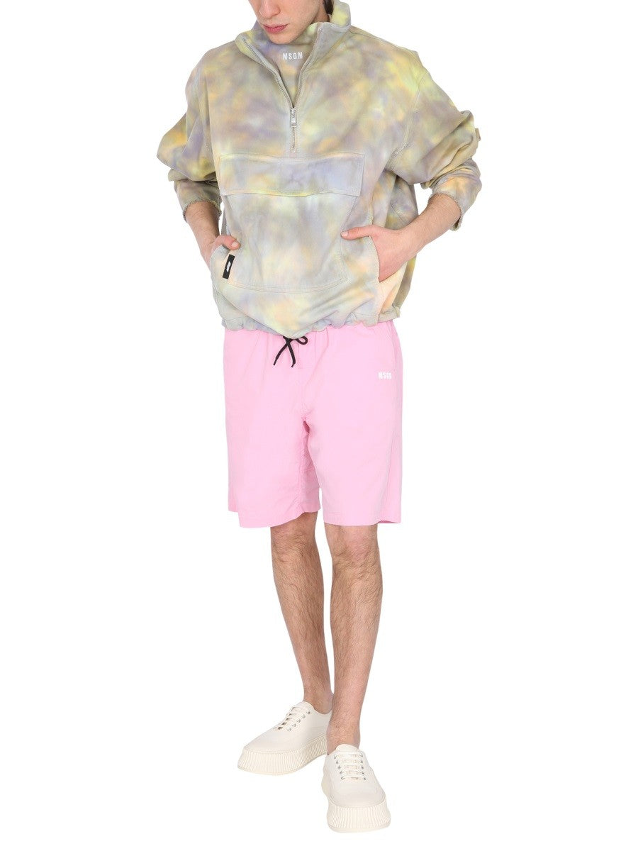 msgm PRINTED ANORAK JACKET