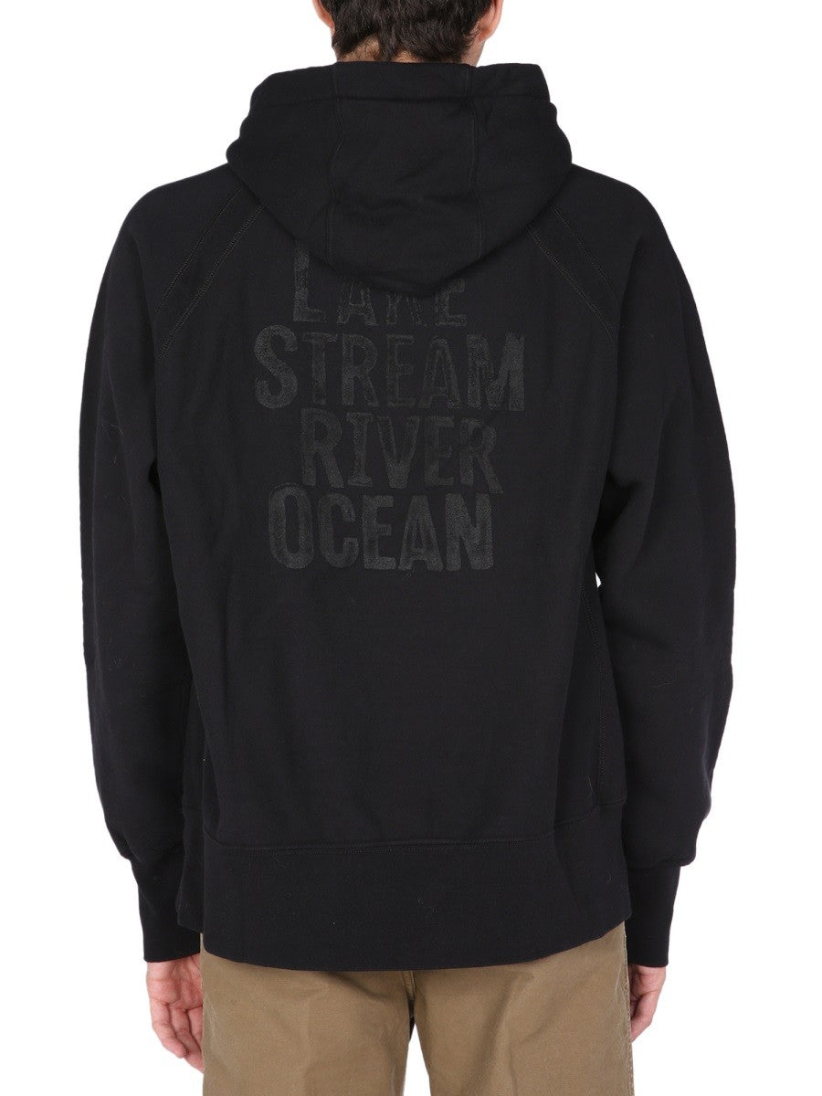 ENGINEERED GARMENTS PRINTED SWEATSHIRT