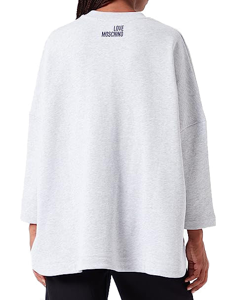 Love Moschino Woman Grey Sweatshirts