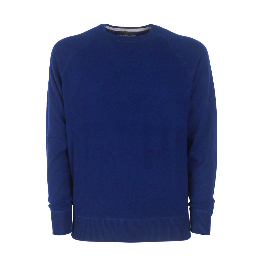 Emilio Romanelli Man Blue Sweaters