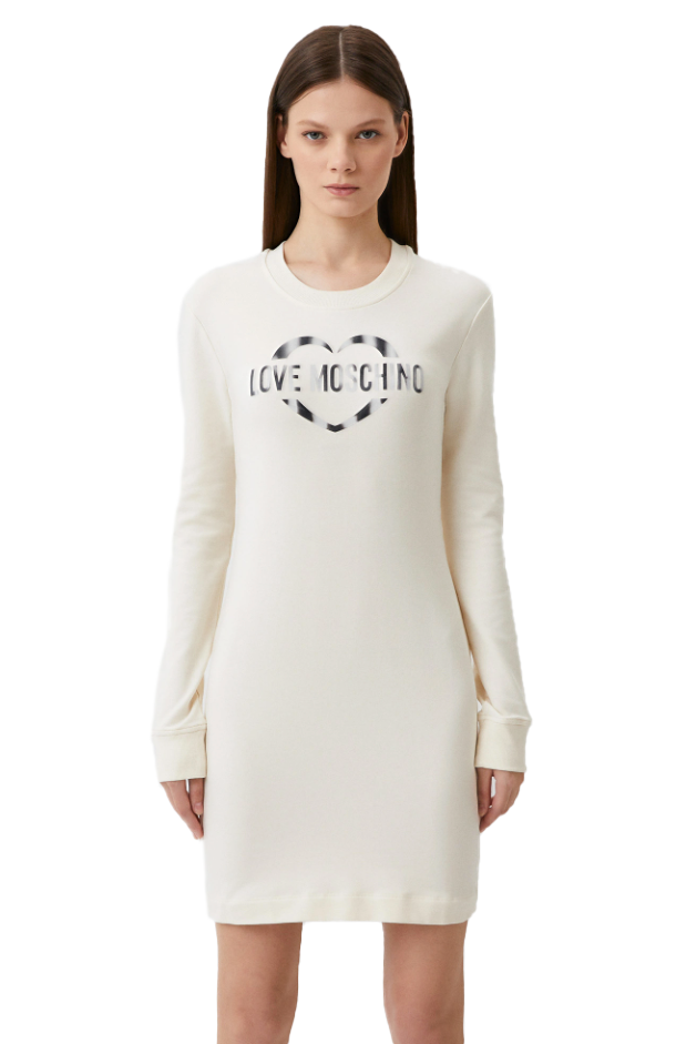 Love Moschino Woman White Dress