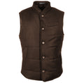Loro Piana Fabric Man Vest Wool Cashmere Brown