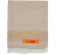 blanket taupe gold