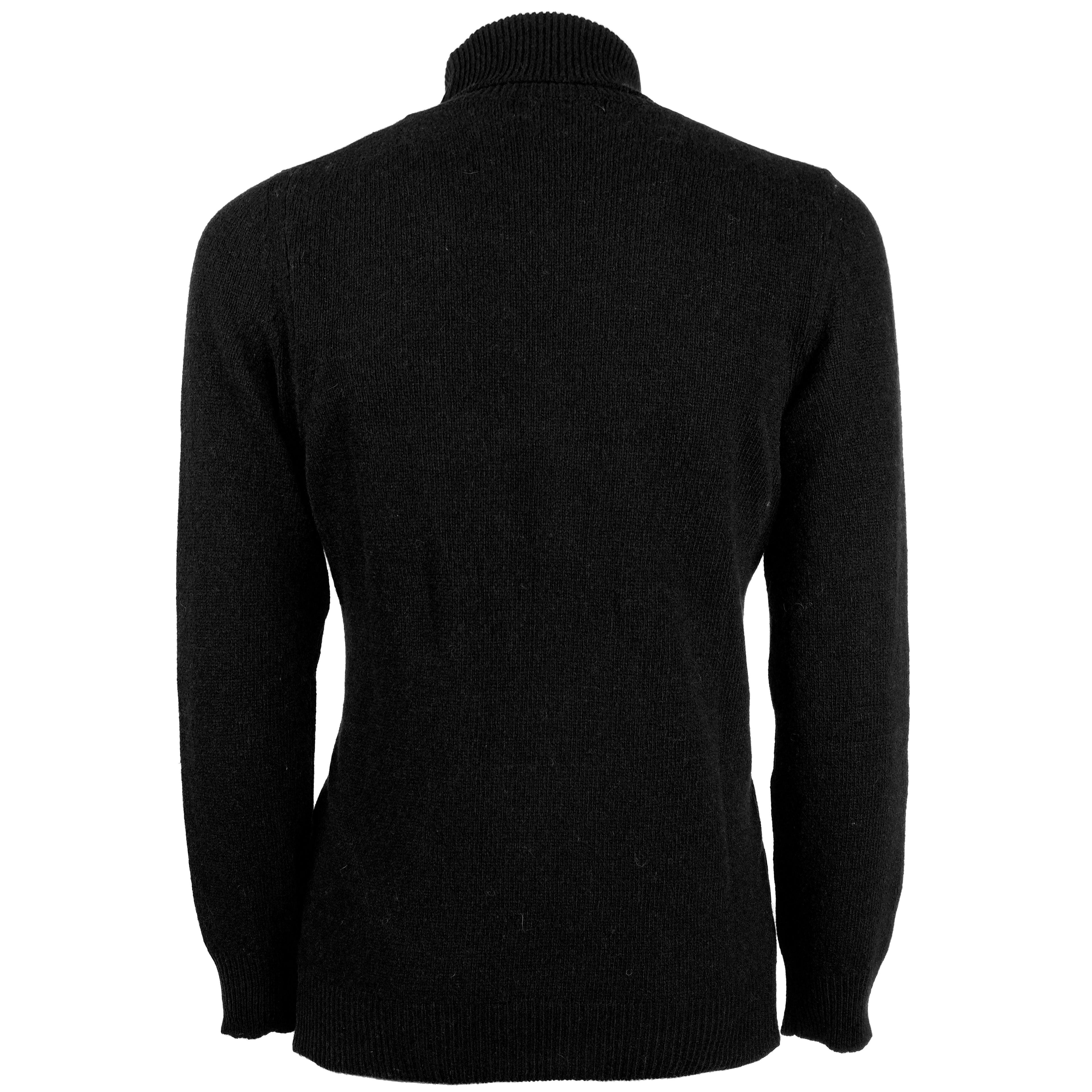 Emilio Romanelli Man Black Sweaters
