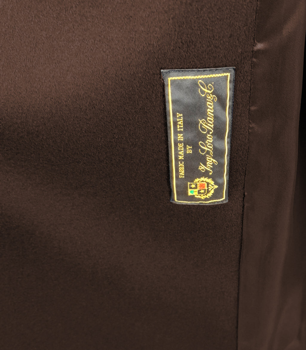 Loro Piana Fabric Woman Coat Double-Breasted Brown
