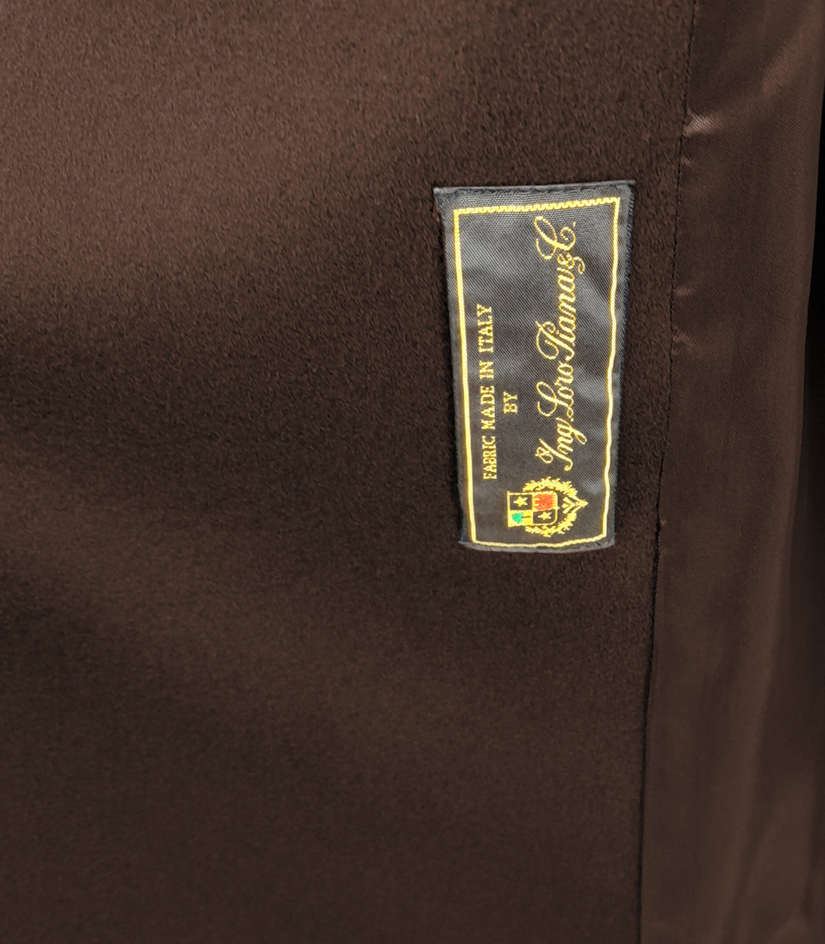 Loro Piana Fabric Woman Coat Double-Breasted Brown