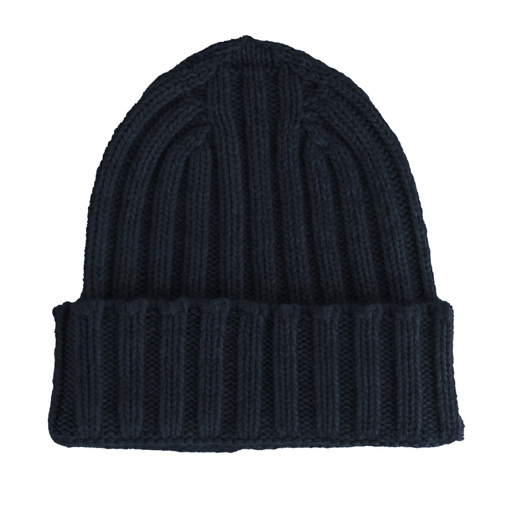 100% Cashmere Woman Blue Caps