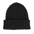 100% Cashmere Man Black Caps