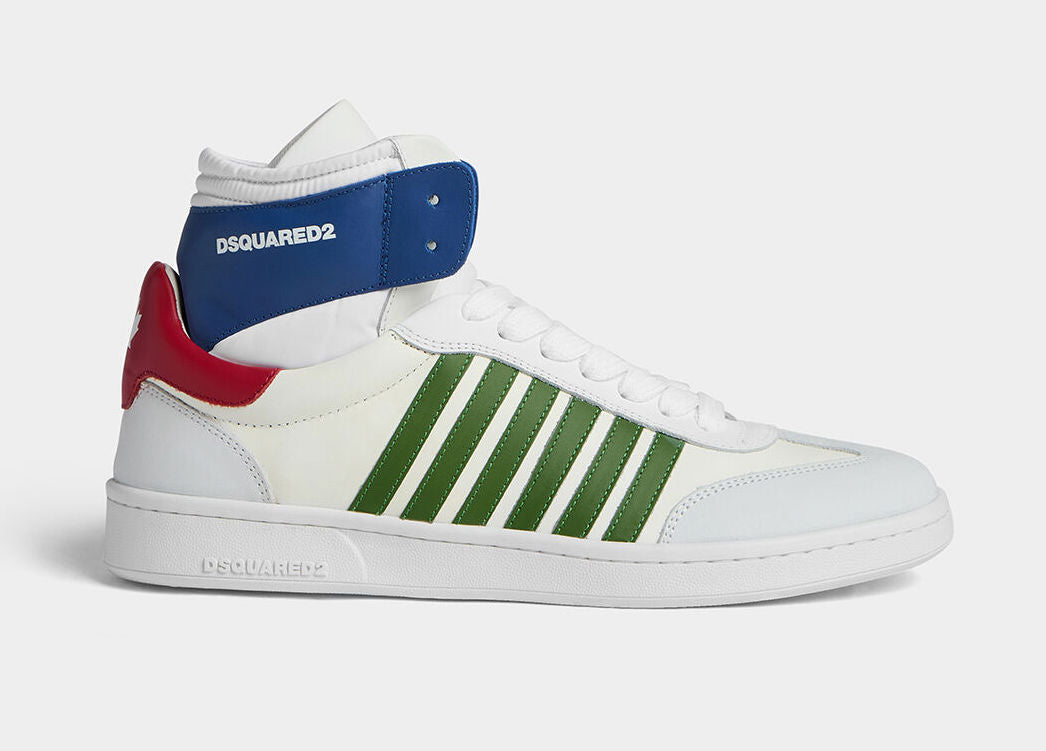 Dsquared2 2°choice Man High Boxer Sneakers White