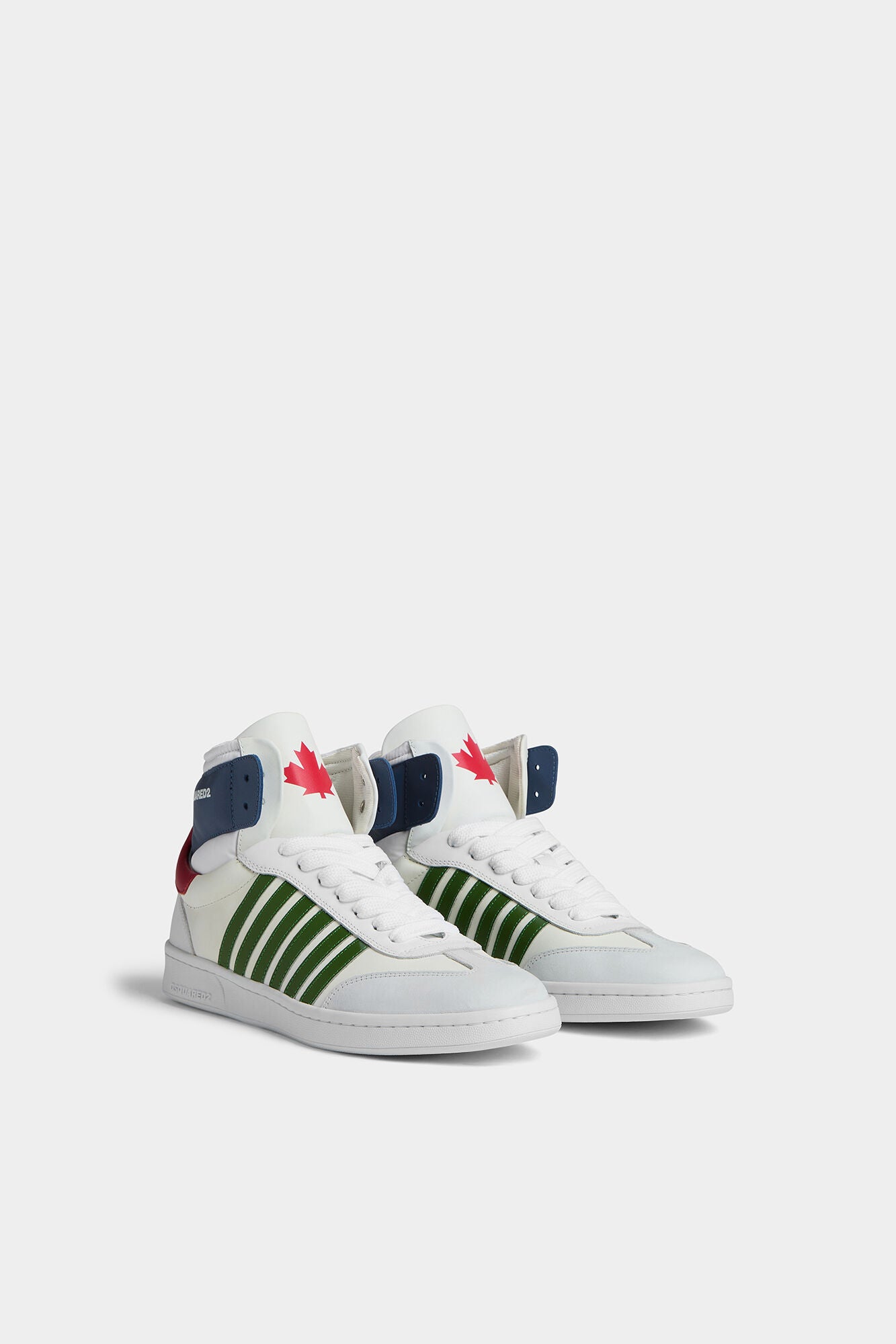 Dsquared2 2°choice Man High Boxer Sneakers White
