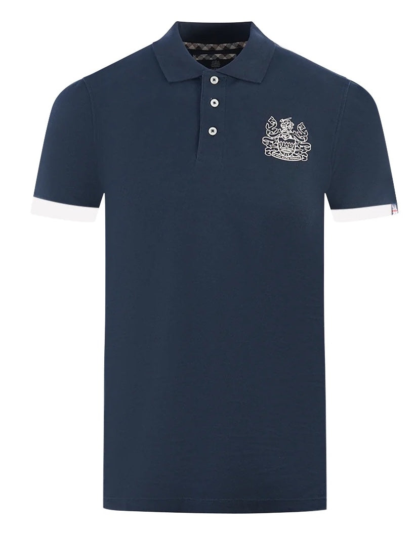 Aquascutum Man Blue Polo
