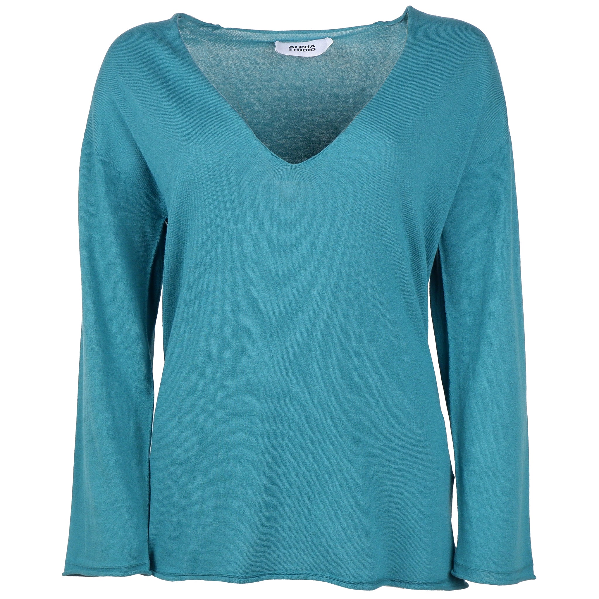 Alpha Studio Woman Green Sweaters