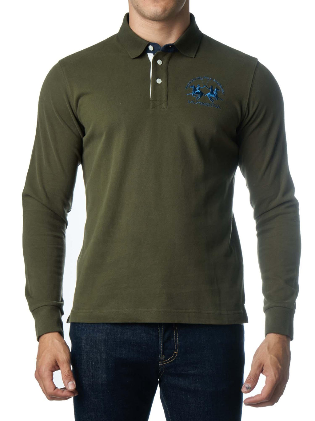 man polo heavy jersey