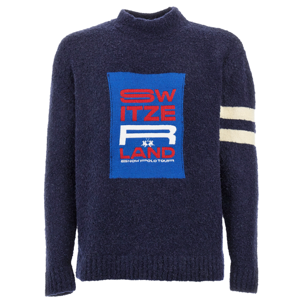 La Martina Man Blue Sweaters