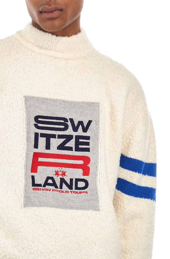 La Martina Man White Sweaters