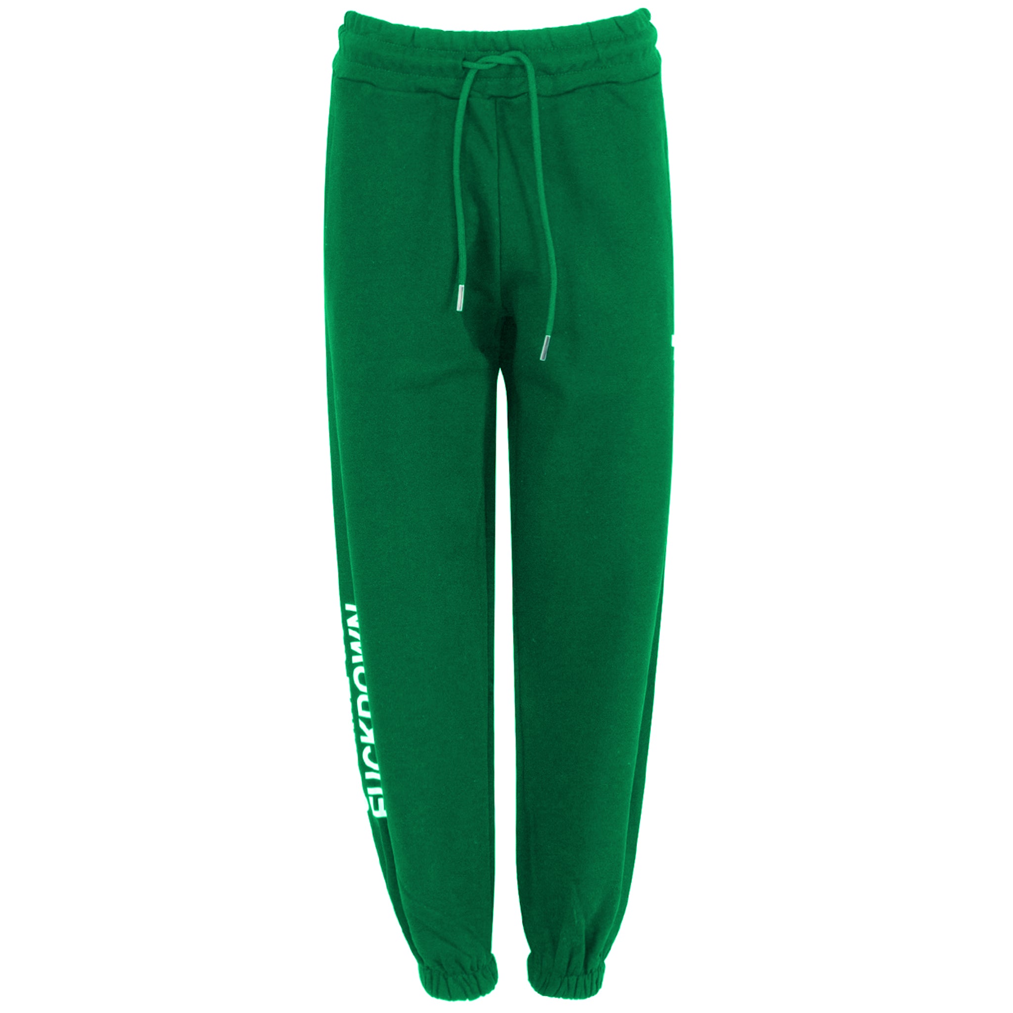Comme Des Fuckdown Woman Green Trousers