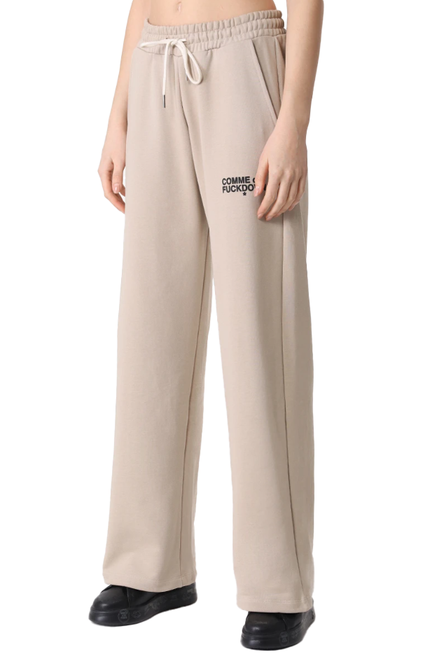 Comme Des Fuckdown Woman Beige Trousers