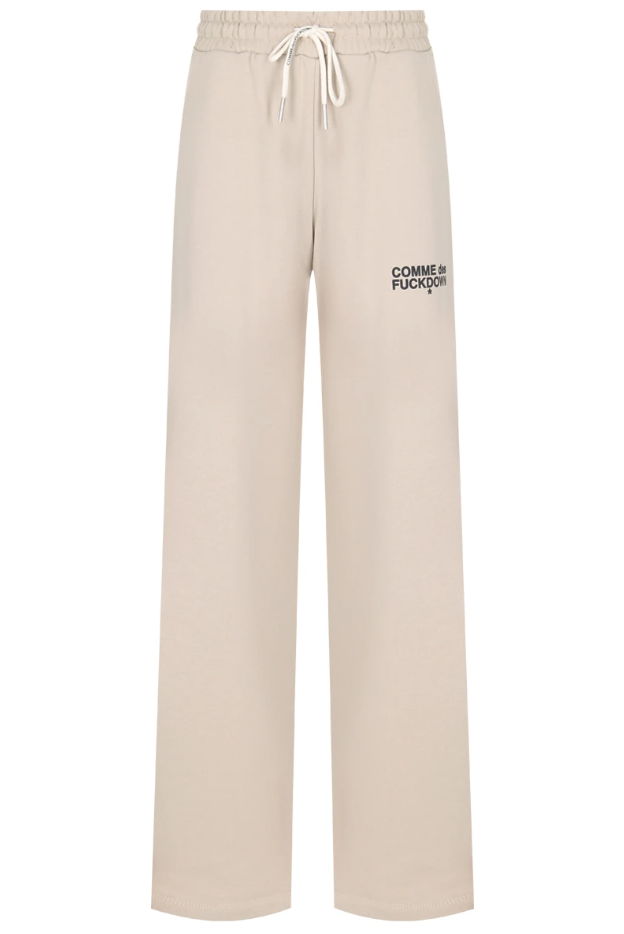 Comme Des Fuckdown Woman Beige Trousers