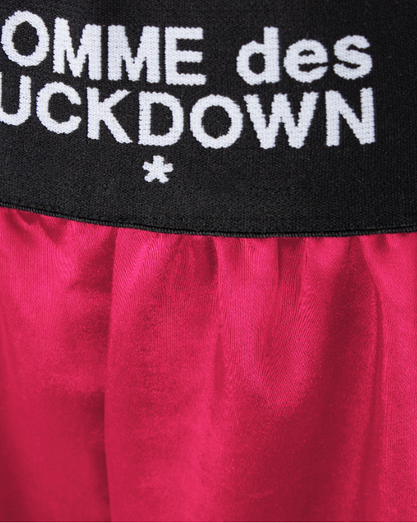 Comme Des Fuckdown Woman Fuchsia shorts