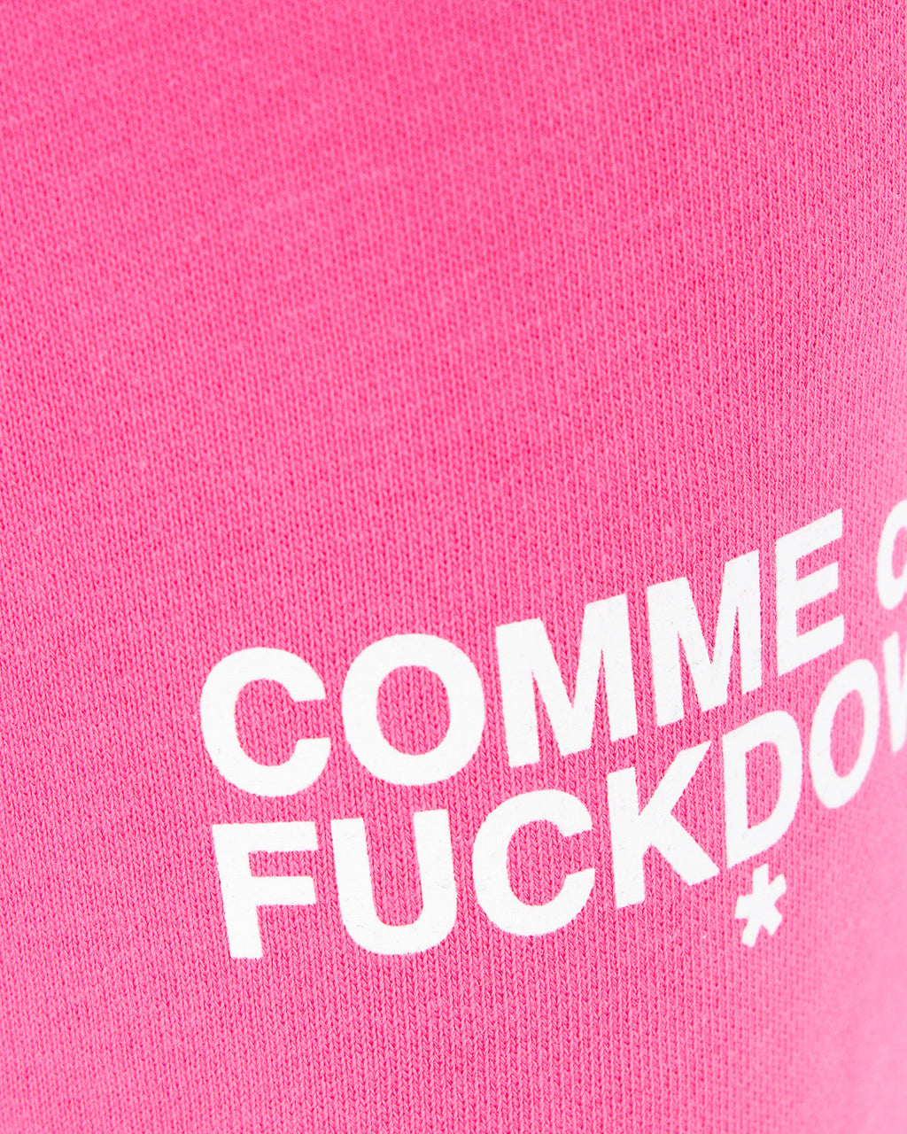 Comme Des Fuckdown Woman Pink Trousers