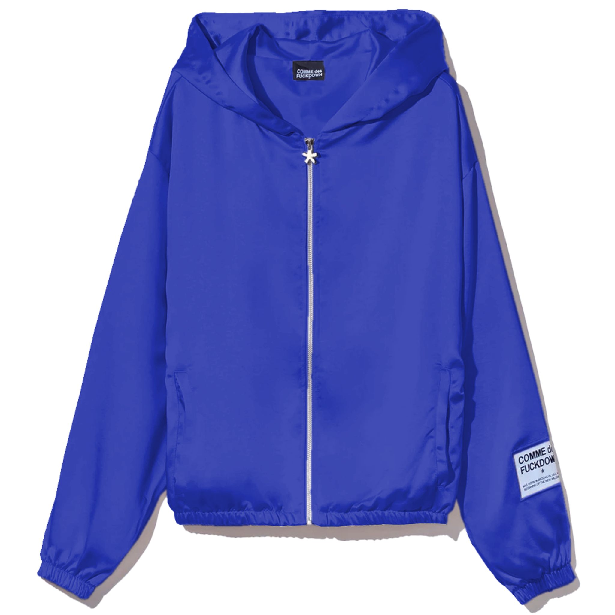 Comme Des Fuckdown Woman Blue Sweatshirts
