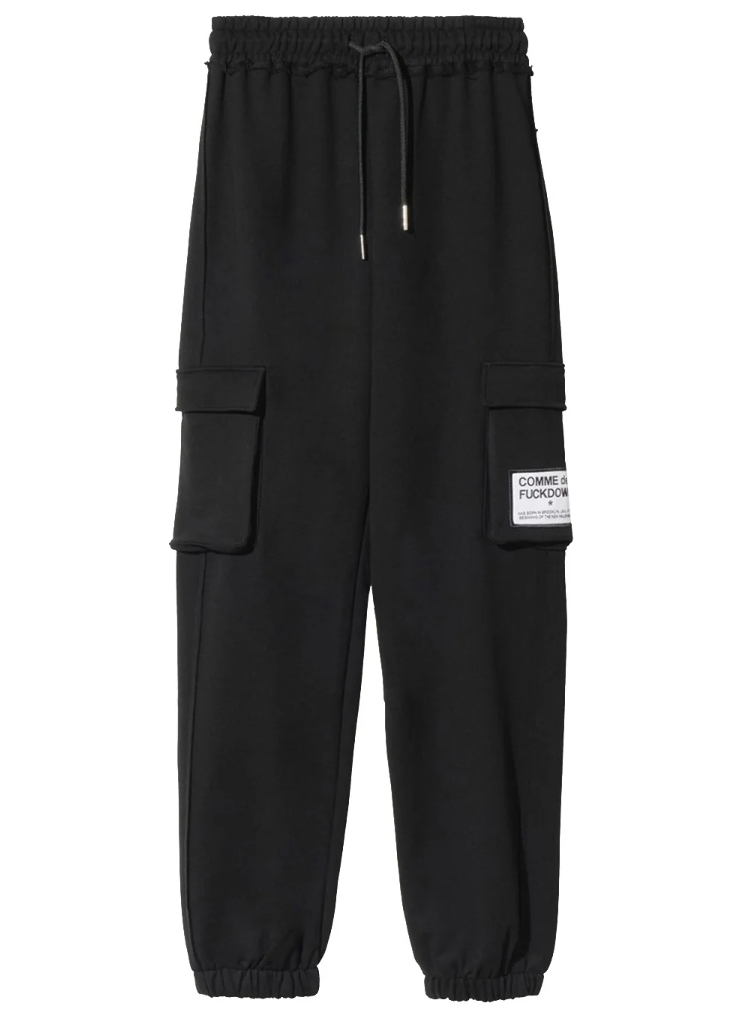Comme Des Fuckdown Woman Black Trousers