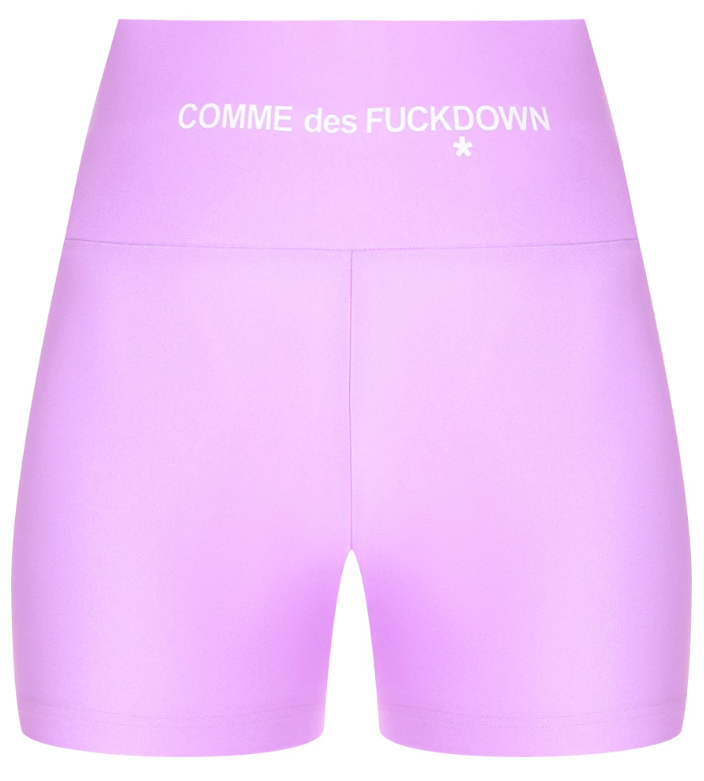 Comme Des Fuckdown Woman Lilac shorts