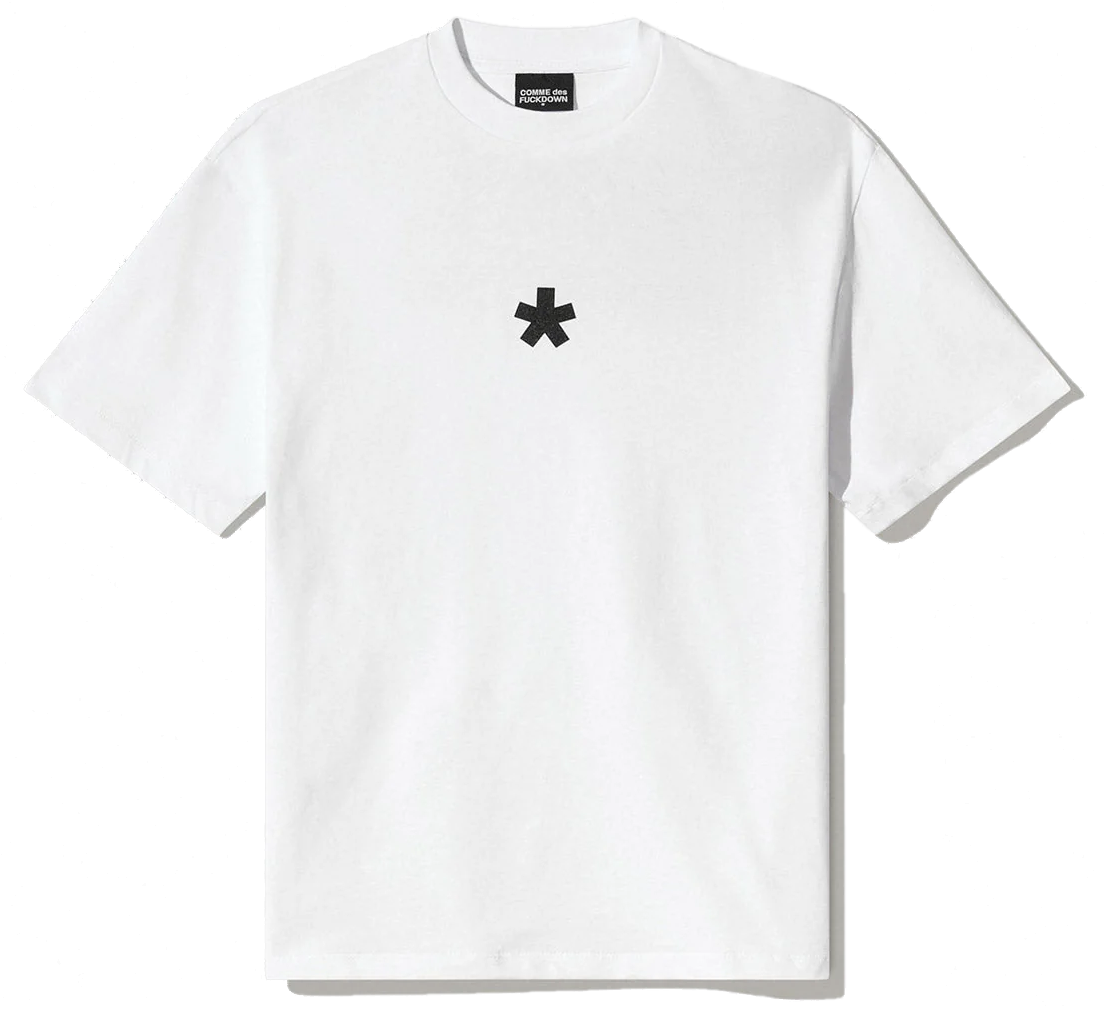 Comme Des Fuckdown Woman White T-shirt & Top