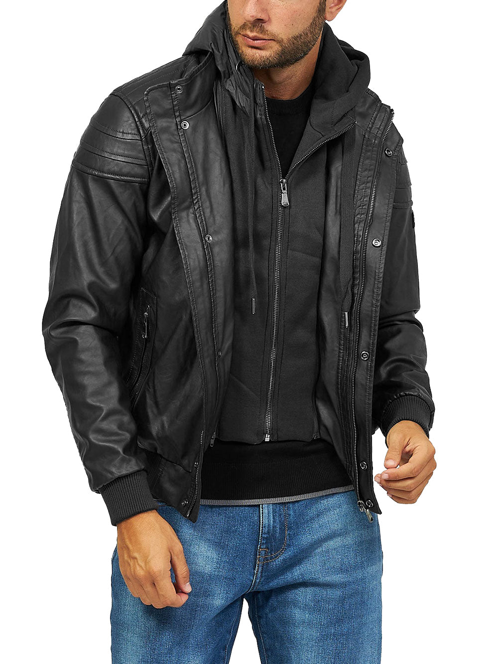 Yes Zee Man Black Jackets
