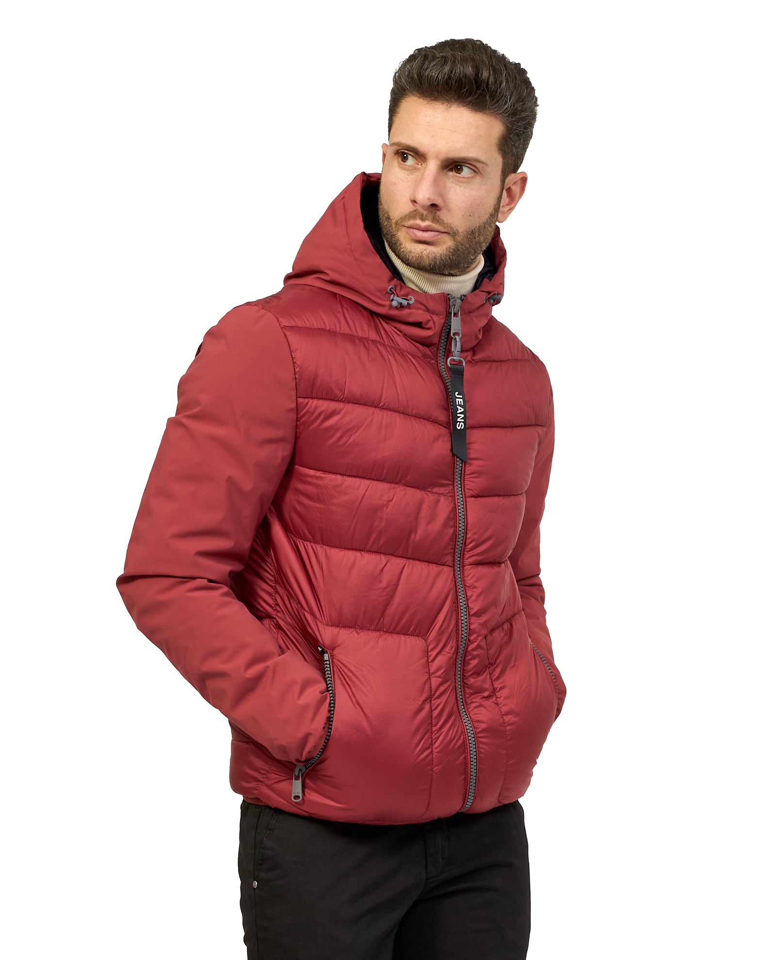 nylon red jacket