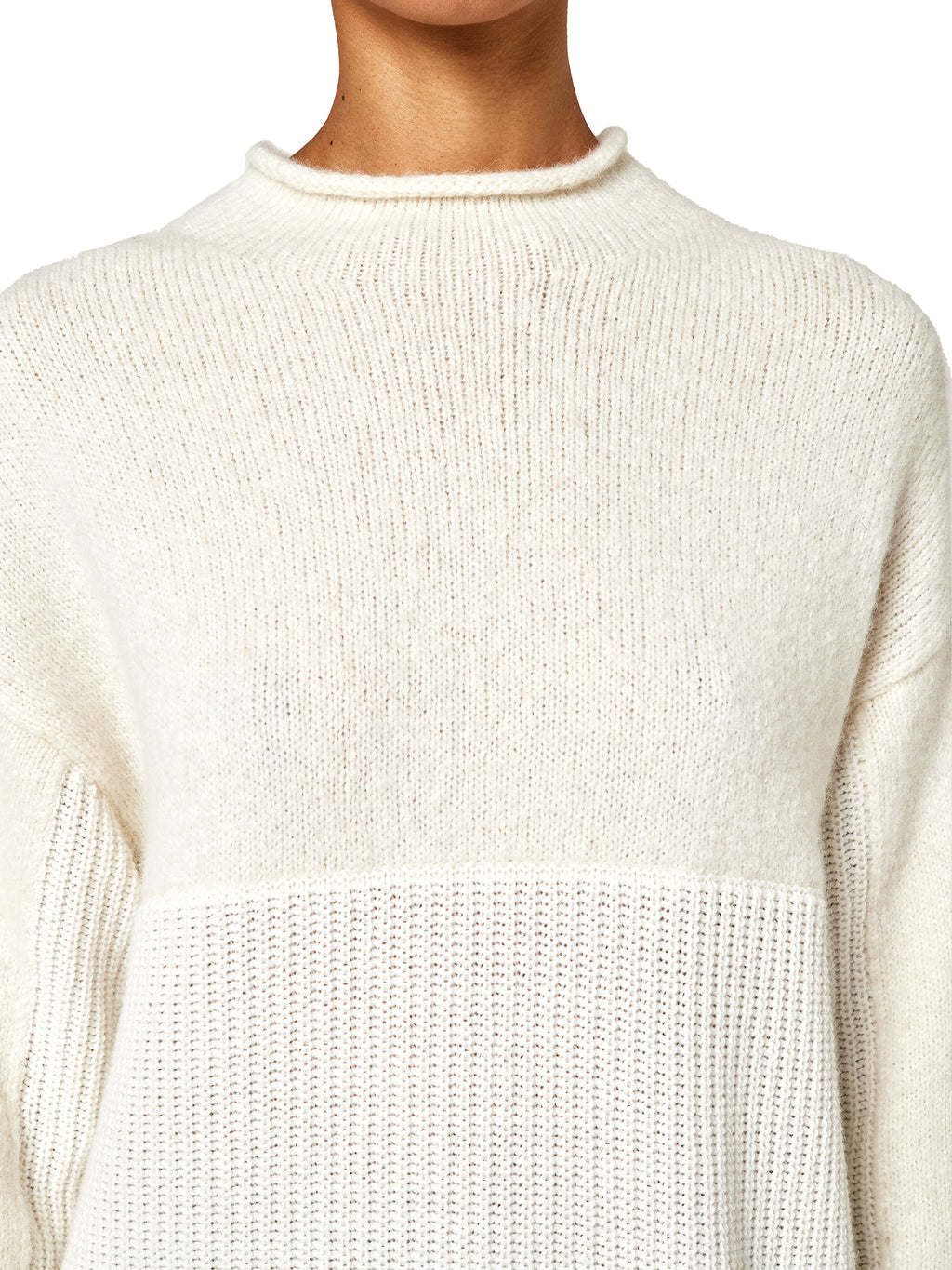 Alpha Studio Woman White Sweaters