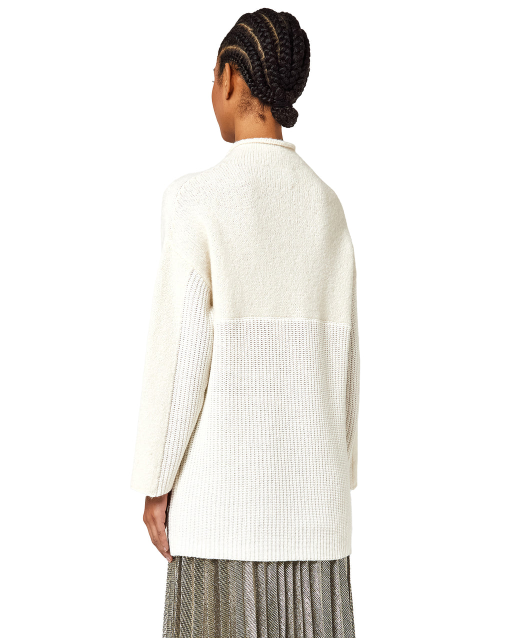 Alpha Studio Woman White Sweaters