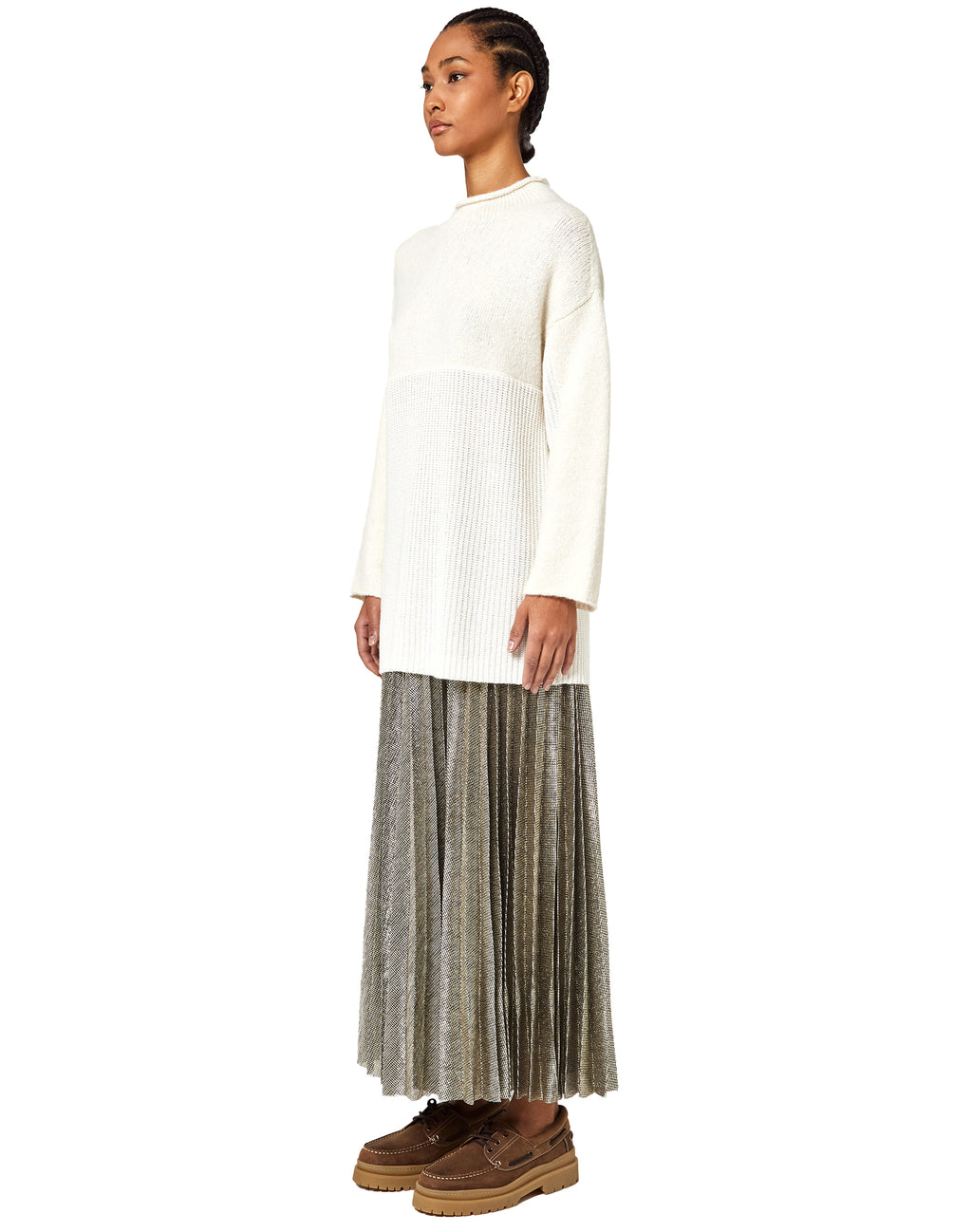 Alpha Studio Woman White Sweaters