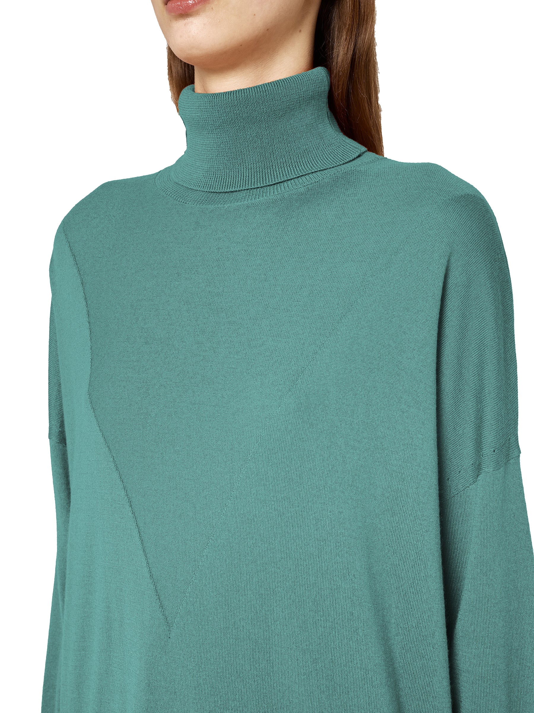 dolcevita intarsio verde acqua