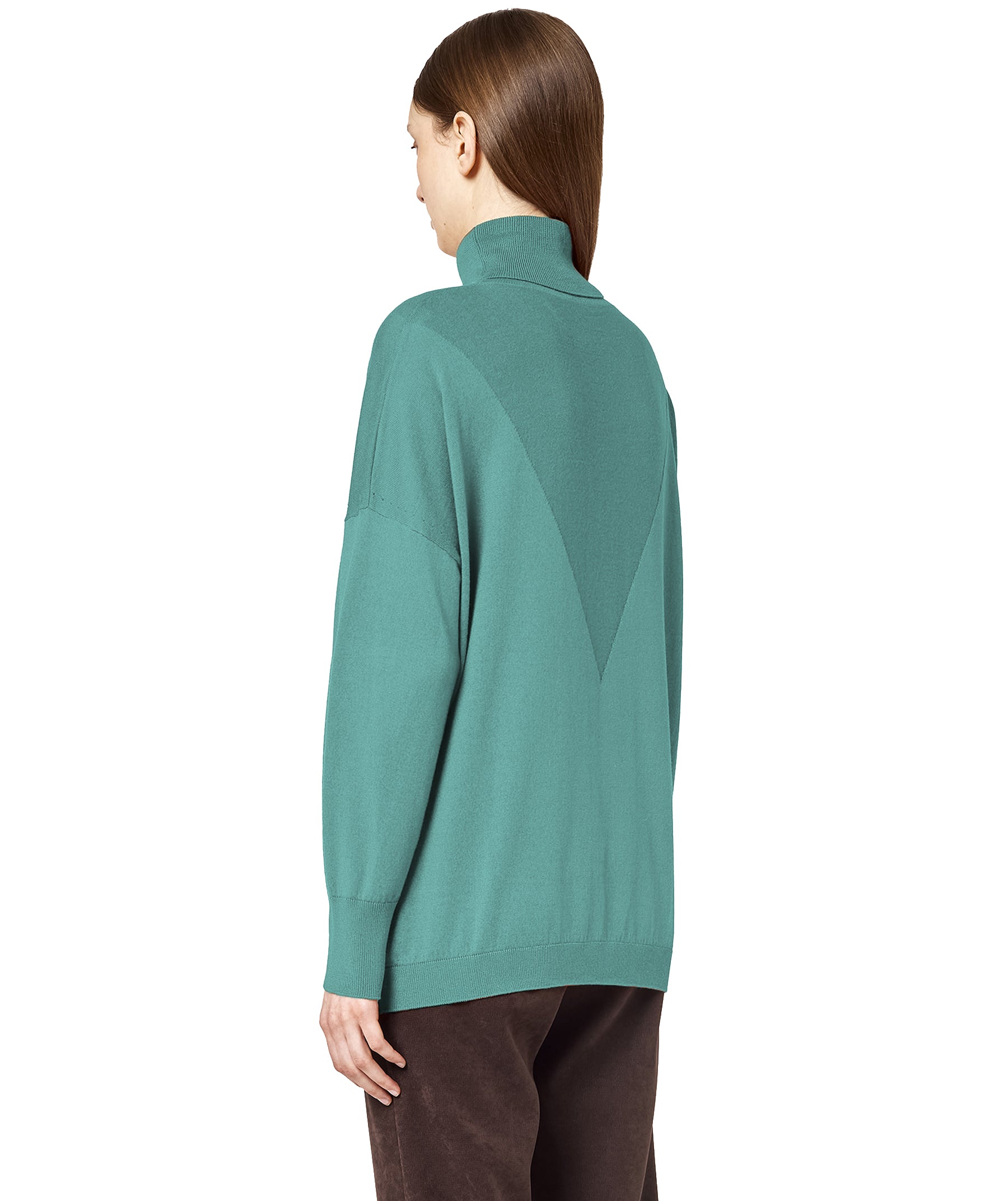 Alpha Studio Woman Green Sweaters
