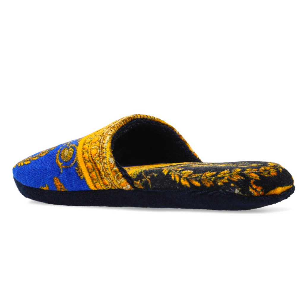 Versace Home Man Blue Slippers
