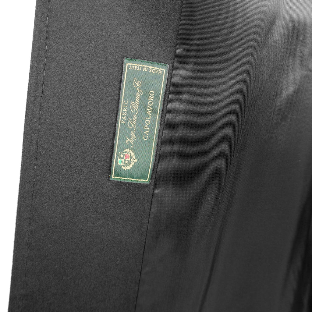Loro Piana Fabric Woman Coat Double-Breasted Black