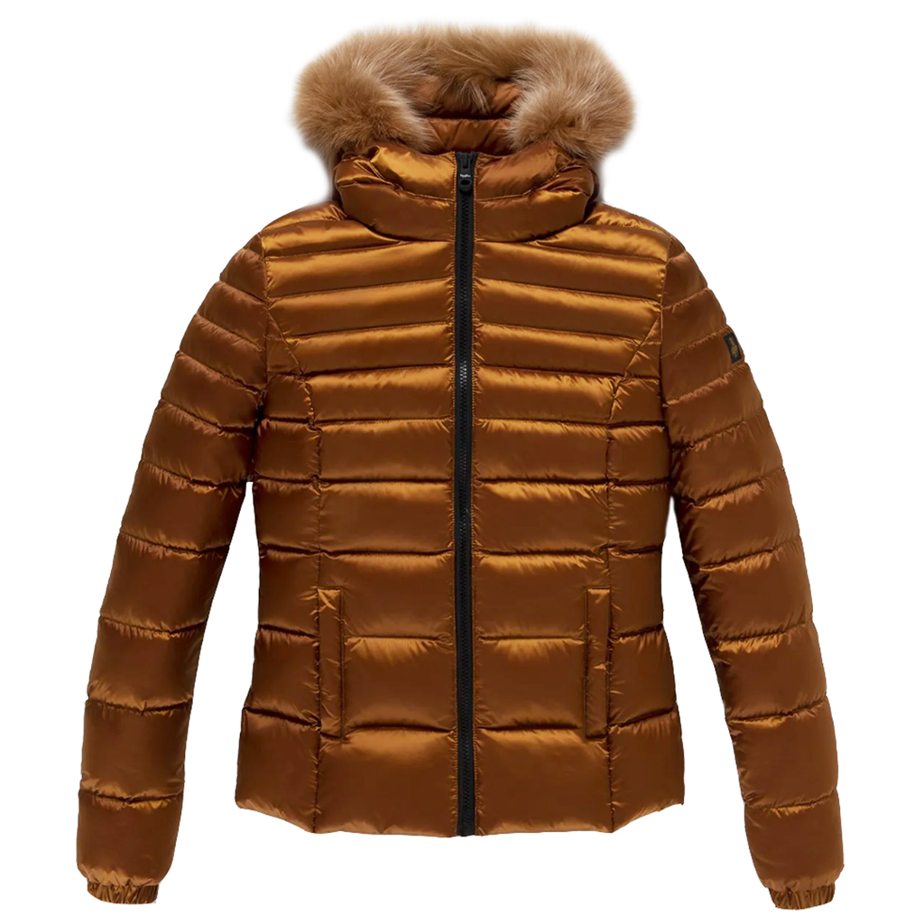 Refrigiwear Woman Mead Fur Jacket Orange