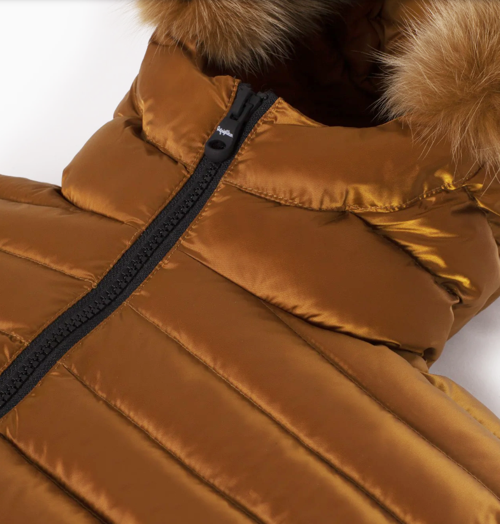 Refrigiwear Woman Mead Fur Jacket Orange
