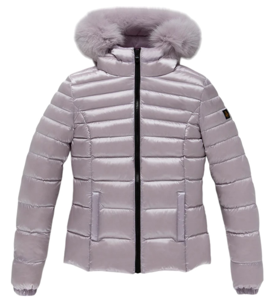 Refrigiwear Woman Mead Fur Jacket Lilac