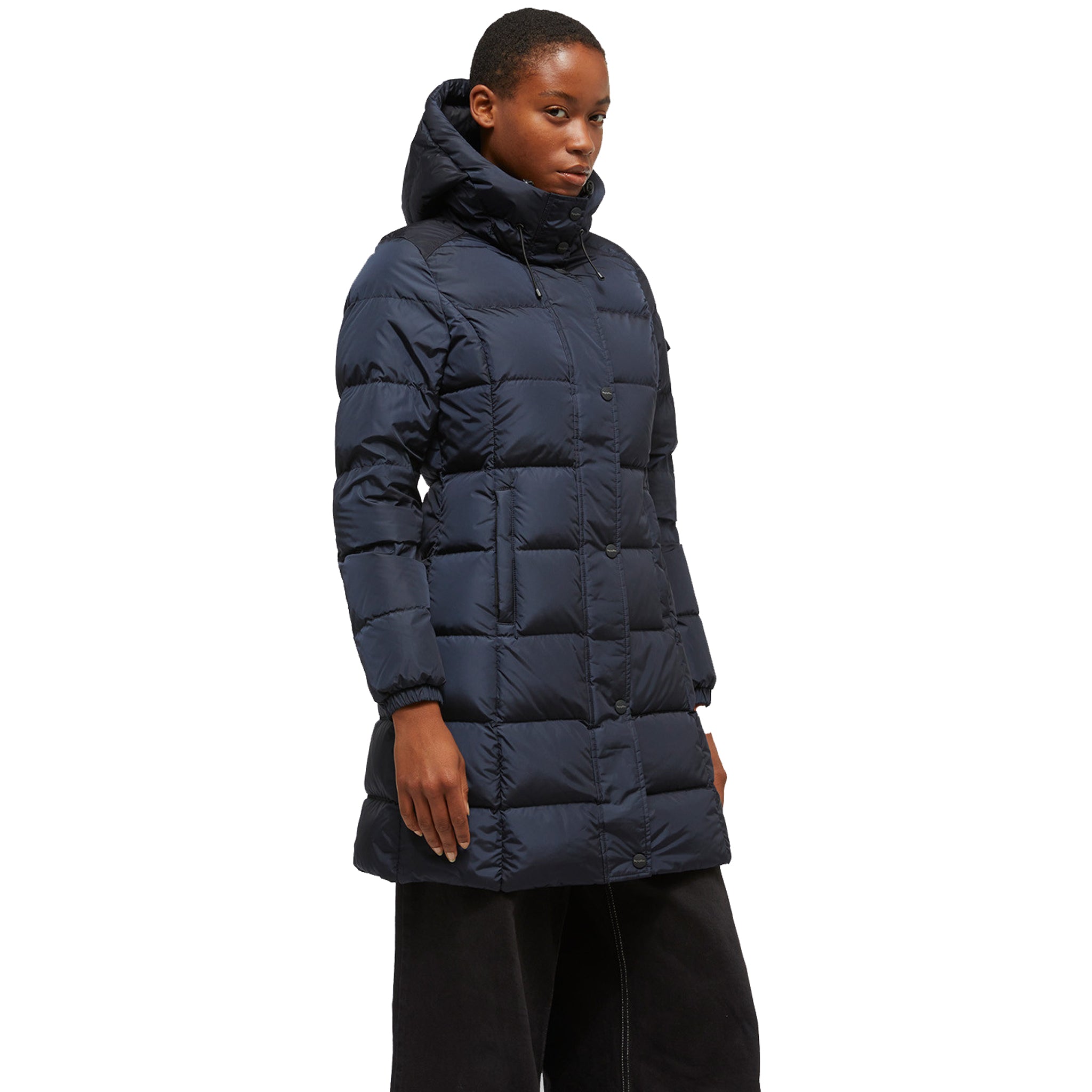 Refrigiwear Woman Lady Long Hunter Jacket Blue