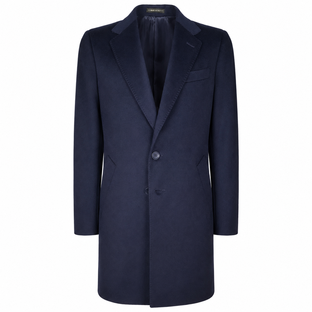 Loro Piana Fabric Man Coat Night Blue