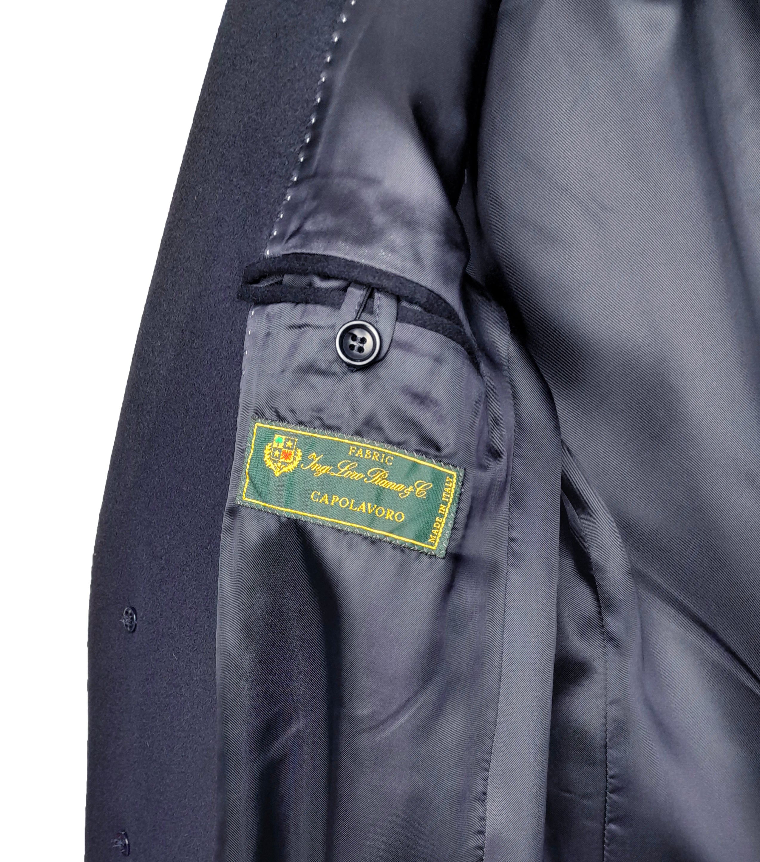 Loro Piana Fabric Man Coat Night Blue
