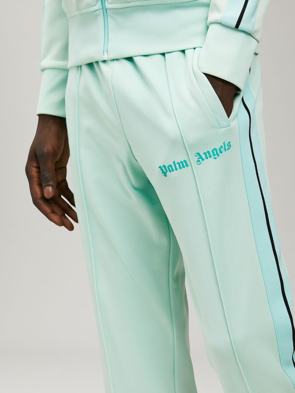 Palm Angels Man Green Trousers