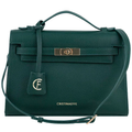 Cristina Effe Woman Green Crossbody Bags