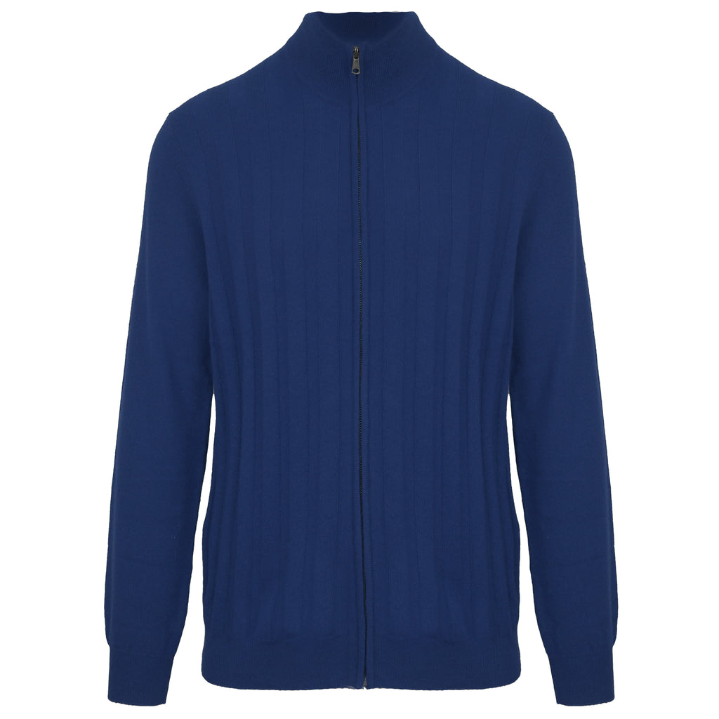 cardigan zip zaffiro