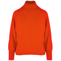 collo alto cashmere brick