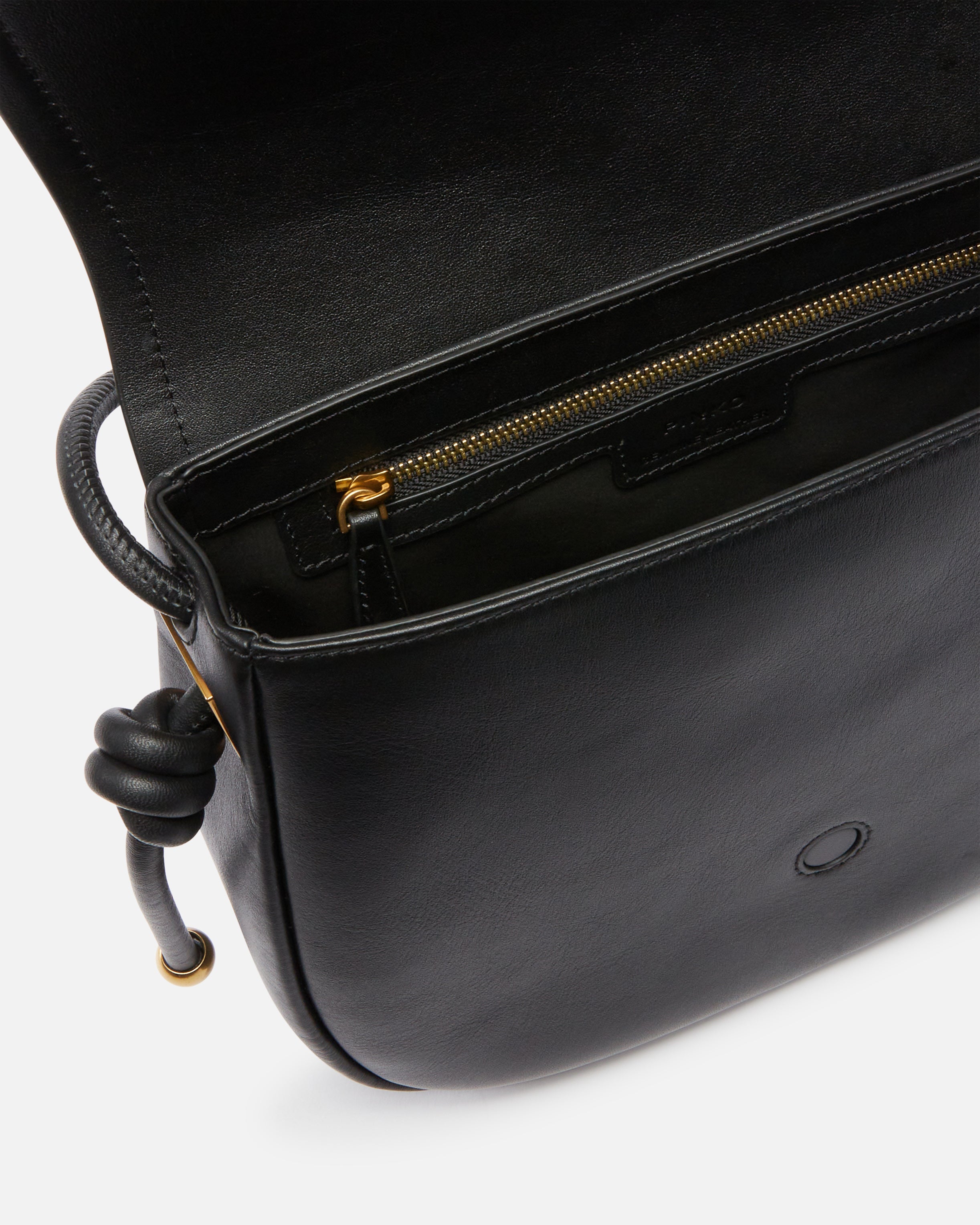Pinko Woman Black Crossbody Bags